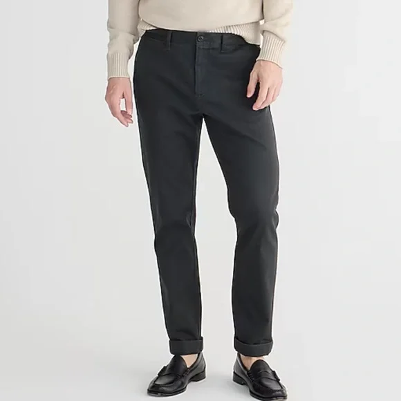 J. Crew Men’s 770 Straight-fit stretch chino pant AR886 Faded Black - Picture 6 of 11